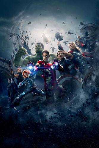 Poster Vingadores Era Ultron Avengers Sem Escrita