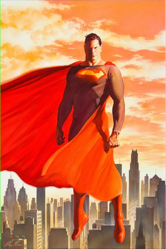 Poster Super Homem - Superman - Alex Ross - Comics - Quadrinhos - Hq