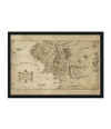 Mapa Terra Média - Hobbit Senhor dos Aneis