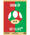 Poster Get a Life Cogumelo