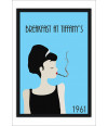 Poster Luxo Breakfast At Tiffany - Audrey