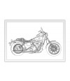 Poster Harley Davidson - Motos