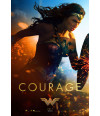 Poster Wonder Woman Mulher Maravilha Courage