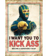 Poster Kick Ass - Quebrando Tudo