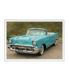 Poster Chevrolet Bel Air Convertible - Carros Antigos