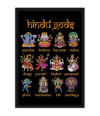 Poster Deuses do Hinduismo - Ganesha - Brahma - Hanuman - Vishnu - durga - Parvati - Lakshimi - Saraswati - Shiva - Mariamman - Kali - Kartikeya - Religião