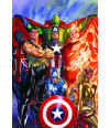 Poster Heróis - Alex Ross - Comics - Quadrinhos - Hq