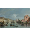 Poster Bellotto Bernardo - Venice - The Grand Canal Facing Santa Croce