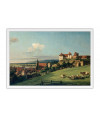 Poster Bellotto Bernardo - View Of Pirna From The Sonnenstein Castle