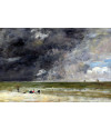 Poster Boudin Eugene - Beach At Trouville