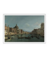 Poster Canaletto - The Grand Canal With S. Simeone Piccolo