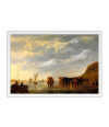 Poster Cuyp Aelbert - A Herdsman With Five Cows By A River
