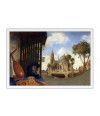Poster Fabritius Carel - View Of The City Of delft