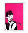 Poster Audrey Hepburn - Atriz - Famosos
