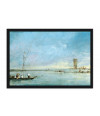 Poster Guardi Francesco - View Of The Venetian Lagoon With The Tower Of Malghera