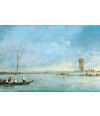 Poster Guardi Francesco - View Of The Venetian Lagoon With The Tower Of Malghera