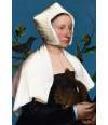 Poster Holbein Hans The Younger 1526-1528 Portrait Of A Lady With A Squirrel And A Starling