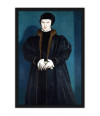 Poster Holbein Hans The Younger 1536-1543 Christina Of denmark ducchess Of Milan