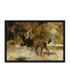 Poster Henri de Toulouse A dog Cart - 1880