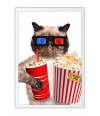 Poster Gato - Coleção Cinema - Animais