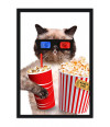 Poster Gato - Coleção Cinema - Animais