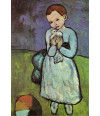 Poster Pablo Picasso Child Holding A dove 1901