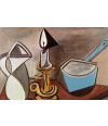Poster Pablo Picasso Pitcher Candle And Casserole 1945
