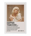 Poster Billie Eilish - Polaroid - Happier Than Ever - Artistas Pop