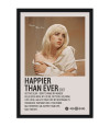 Poster Billie Eilish - Polaroid - Happier Than Ever - Artistas Pop