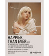 Poster Billie Eilish - Polaroid - Happier Than Ever - Artistas Pop