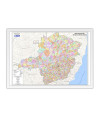 Poster Político Minas Gerais - Mapas - Geografia - Educativo