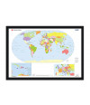 Poster Planisfério Político Mundi - Mapas - Geografia - Educativo