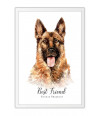 Poster Cachorro - Frase - Coleção Colors - Animais
