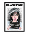 Poster Jennie - Blackpink - Pretty Savage - Cantora - K-pop