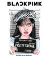 Poster Jennie - Blackpink - Pretty Savage - Cantora - K-pop