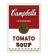 Poster Andy Warhol - Pop Art - Campbells - Tomato Soup