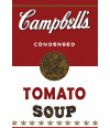 Poster Andy Warhol - Pop Art - Campbells - Tomato Soup