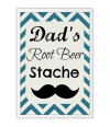 Poster Cerveja Dad Dad Rootbeer Stache