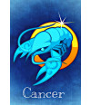 Poster Câncer - Zodíaco - Signos