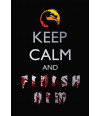 Poster Colecao Keep Calm And Finish Him