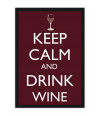 Poster Colecao Keep Calm And Drink Wine
