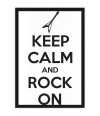 Poster Colecao Keep Calm And Rock On