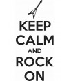 Poster Colecao Keep Calm And Rock On