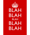 Poster Colecao Keep Calm And Blah