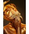 Poster Conceitual - Prosperidade - Beleza - Mulher Dourada - Decoração