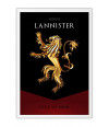 Poster Casa Lannister - Game Of Thrones - Séries