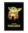 Poster Baby Yoda - Mandaloriano - Mandalorian - Séries