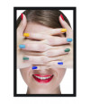 Poster - Salão De Beleza – Manicure – Unhas – Cabelo - Cílios - Esmalte – Beauty – Salon - Profissões