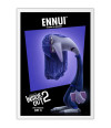 Poster Divertidamente 2 - Tedio - Inside Out 2 - Animação - Infantil - Filmes