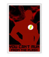 Poster You Can’t Run From The Flash - Comics - Quadrinhos - Hq
